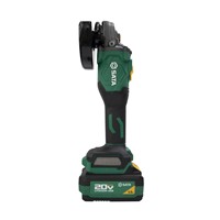 Meuleuse d'angle sans fil professionnelle SATA 151090 de 5 pouces, sans balais, batterie lithium-ion 20V, 10000 tr/min pour la découpe et le meulage