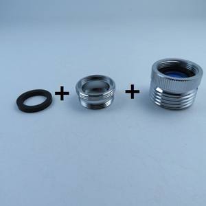 Robinet aérateur en laiton avec adaptateur pour tuyau d'arrosage pour évier, adaptateur de robinet facile à installer pour une utilisation en extérieur - Product Image 3