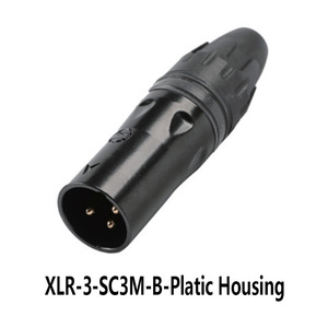 Cổng kết nối âm thanh micro XLR Series 3 chân DIN, đầu đực cái, vỏ nhựa kim loại mạ vàng, đạt chuẩn IP67, dòng điện định mức 10A - Product Image 4
