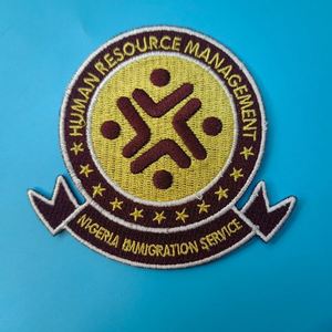 Custom Personalized 3D Embossed Silicone Patch Fabric Embroidered Patches - Product Image 1