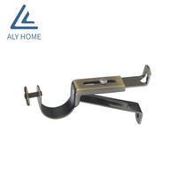 Supports de tringle à rideaux électriques FADIYA de luxe en alliage d'aluminium, contemporains, réglables, robustes et durables pour salon