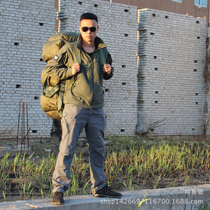 Bolso de transporte frontal, bolso de viaje de barril grande, correa de hombro Weekender, bolso de lona para acampar a cuadros - Product Image 4