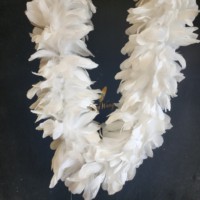 Boa en plumes de nagoire d'oie de 200g - Couleurs teintées, Vente en gros, Écharpe en plumes moelleuses pour mariage, costume, fête, décoration