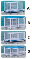 Cages d'élevage de pigeons de course en acier écologiques, faciles à assembler