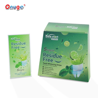 Ultra 3D Etiqueta Privada hogar blanqueamiento cuidado de la higiene bucal 100% sin residuos de Gel 5d tiras para blanquear los dientes con 28 piezas 14 pares