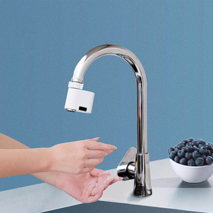 Grifo Automático de Agua Fría y Caliente <span class=keywords><strong>con</strong></span> <span class=keywords><strong>Sensor</strong></span> de Movimiento, Diseño Moderno, Adaptador de Grifo para Cocina y Hoteles - Product Image 5