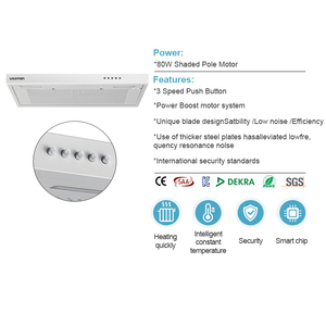 Ba Tốc Độ Điều Chỉnh 600Mm Phạm Vi Mui Xe Thông Thường Treo Tường Giá Thấp Mỏng Bếp Nồi Mui Xe Nhà Bếp Dmoke Vắt - Product Image 2