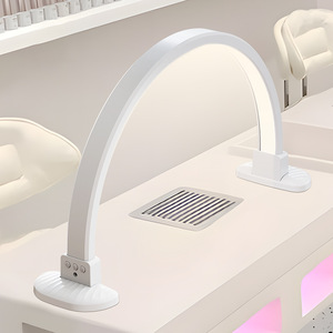 Venta al por mayor 48W maquillaje tatuaje LED <span class=keywords><strong>media</strong></span> <span class=keywords><strong>luna</strong></span> Luz de pestañas <span class=keywords><strong>media</strong></span> <span class=keywords><strong>luna</strong></span> Luz de mesa para salón de belleza - Product Image 4