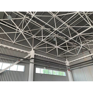 อาคารโครงสร้างเหล็กสไตล์โมเดิร์นโกดังน้ำมันพร้อมโครงหลังคาแก๊ส - Product Image 4