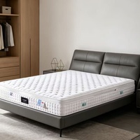 Matelas à ressorts ensachés orthopédiques en mousse à mémoire de forme sur mesure, taille Queen et King, compressé, pour chambres d'hôtel