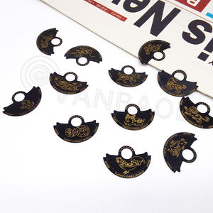 Piezas de movimiento de reloj NH35 negro 12 elementos de animales del horóscopo Lunar chino 4R35B rotor NH36 parche Rotor de letras de hoja de Metal - Product Image 4