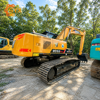 Подержанный экскаватор SANY SY215C для строительства: полная функциональная проверка, ковш 1,1 м, прочное шасси, 21 тонна
