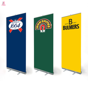 Essen Kaffee Tee Mobile tragbare Roll Up Banner Poster Banner Bildschirm <span class=keywords><strong>Promotion</strong></span> Stand Spannung Stoff Messe Hintergrund Display - Product Image 4