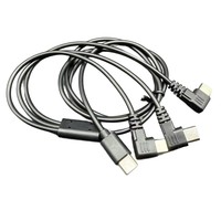 Cable divisor USB-C/A a 3xUSB-C de 1 metro y 90 grados |   Carga Rápida 3A para 3 Dispositivos |   Cargador múltiple en ángulo para impresora y más dispositivos