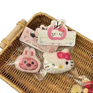 Cute Cartoon Plush Carabiner <b>Keychain</b> Pendant 3D Shape Soft Toy <b>Personalized</b> Multi-Occasion Wedding Toss Birthday Gift Digital - Product Image 4