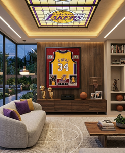 <span class=keywords><strong>Cadre</strong></span> en Bois Sombre S&L Grand Format Écologique en Papier et Aluminium 60x80 70x90 80x100cm avec Passe-Partout en Daim pour Uniforme Sportif - Product Image 3