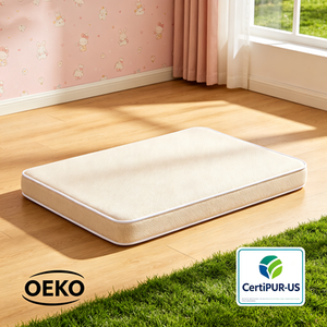 Materasso Premium per <span class=keywords><strong>Culla</strong></span> e Lettino per Bambini Certificato CertiPUR-US, Adatto a <span class=keywords><strong>Culla</strong></span> Standard e Lettino per Bambini di <span class=keywords><strong>Dimensioni</strong></span> Standard - Product Image 1