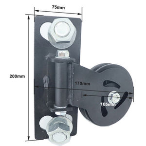 VIGFIT Squat Frame Fixed Pulley 180-degree Swingable High Position Pull-down Rowing Machine <strong>Fly</strong> Bird Chest <strong>Press</strong> Accessories - Product Image 2