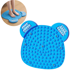 Tapis de massage des pieds par acupression, plaque de pression pour semelles douloureuses, pour la thérapie des méridiens, équipement de fitness à domicile, stock en gros - Product Image 1