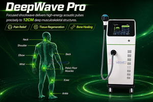 Macchina Professionale Portatile per Terapia ad Onde d'Urto Certificata CE con Energia Regolabile per il Trattamento del Dolore - Product Image 3