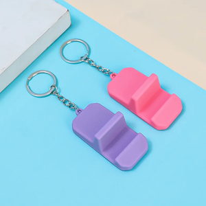 Wholesale Portable Keychain Pendant Mobile Phone Holder Stand Keyring Lightweight <b>Mini</b> <b>Desk</b> Cellphone Support - Product Image 5