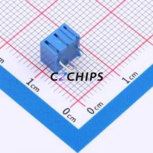 ตัวต้านทาน/โพเทนชิโอมิเตอร์แบบปรับได้สำหรับ3362P-1-253LF ผ่านชิ้นส่วนรู (THT)-3P, ตัวต้านทาน7x6.6มม. 10% 25kOhm 500 100mw /℃ - Product Image 2