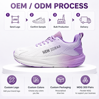 Chaussures de course personnalisées à bout large unisexe, baskets respirantes et légères, chaussures de marche athlétiques OEM à marque privée