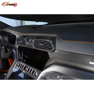 ของตกแต่งภายใน<span class=keywords><strong>รถ</strong></span>คาร์บอนไฟเบอร์แห้งสไตล์ OEM,อุปกรณ์ตกแต่งแผงควบคุมกลาง<span class=keywords><strong>รถ</strong></span>ยนต์สำหรับ Lambo URUS - Product Image 6
