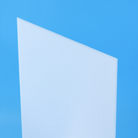 Prix de gros Panneau Led translucide en relief Diffuseur prismatique PS Feuille prismatique à motifs