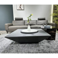 Table basse moderne avec cadre en bois Mobilier design minimaliste Table basse de salon avec table d'appoint en marbre