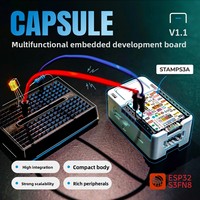 Carte de développement IoT embarquée M5stack Capsule V1.1 en carton aggloméré avec processeur double cœur ESP32-S3-A à 240 MHz, Wi-Fi et Bluetooth