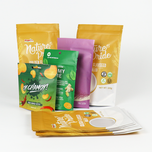 Bolsa de Embalaje para Snacks de Aluminio Mate Impresa Personalizada, Bolsa Plana con Fondo Sellado para Almacenamiento de Alimentos, Café, Té, Bolsa de Mylar - Product Image 5