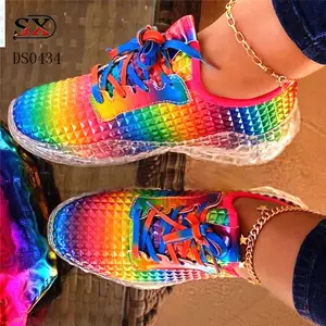 Sport Shoes Woman Sneakers Female Running Shoes Breathable Hollow Lace-Up chaussure femme women fashion sneakers