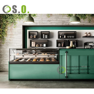 ปรับแต่งร้านอาหารยอดนิยมแสดงร้านกาแฟออกแบบตกแต่งภายในการออกแบบเคาน์เตอร์ร้านเบเกอรี่ที่ทันสมัย - Product Image 6