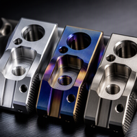 Composants en aluminium, titane et acier inoxydable usinés sur commande par CNC, kit complexe non standard, usinage CNC de pièces métalliques