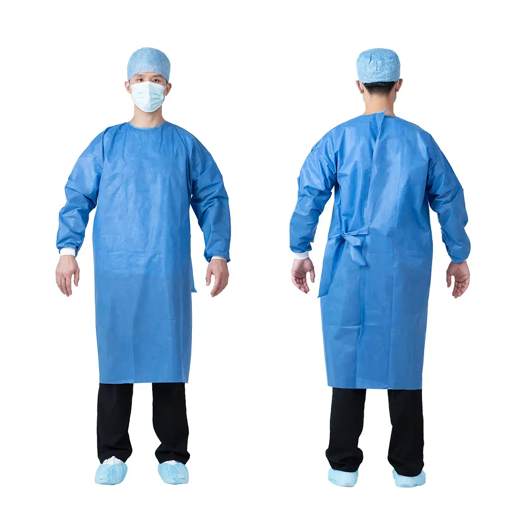 Rhycom медицинские стерильные халат sms хирургических уровень 3 4 одноразовые хирургические халаты