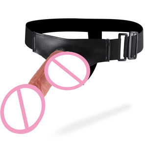 Dildo de silicona para mujer con simulación de pantalones, juguete sexual para adultos - Impermeable y con tacto real - Product Image 1