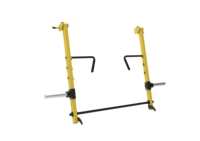 Aksesoris Dip Station Heavy Duty untuk Power Rack dengan Bar Dip Bentuk V dan Pin Lepas Cepat, Peralatan Gym Komersial