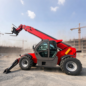 Chariot télescopique de 17,6 m, capacité de 4000 kg, avec benne, flèche et nacelle pour personnel en option, idéal pour les travaux de construction en hauteur - Product Image 4