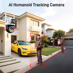 Cámara de Seguridad Exterior 4K con Doble Lente PTZ, WiFi, Audio Bidireccional, Detección Humana por IA, Sensor de Movimiento, Visión Nocturna y Control por Aplicación - Product Image 3