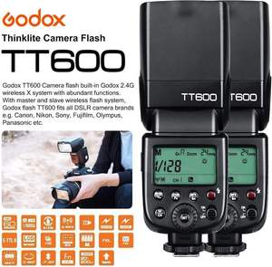 NOUVEAU Flash <span class=keywords><strong>Godox</strong></span> <span class=keywords><strong>TT600</strong></span> professionnel TTL sans fil 2.4G 1/8000s universel pour appareil photo, en stock - Product Image 3