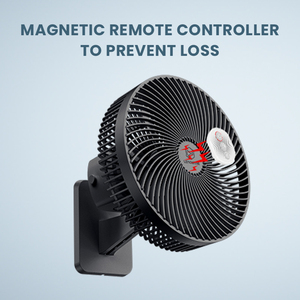 พัดลม USB แบบชาร์จไฟได้ขนาด10นิ้ว, พัดลมแบบถอดได้พร้อมฟังก์ชันตั้งเวลาตั้งเวลาทำงานได้ด้วยแม่เหล็ก - Product Image 5