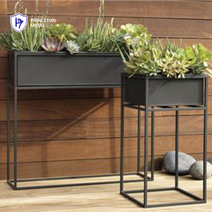 <span class=keywords><strong>Jardinière</strong></span> verticale de fleurs de jardin murale en métal moderne d'extérieur - Product Image 2