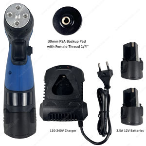 مسدس صنفرة محمول صغير لسرعة متغيرة من الليثيوم أيون بجهد 32: 12 فولت لإصلاح البقع ، مسدس صنفرة لاسلكي لتفاصيل السيارة - Product Image 5