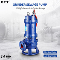 Bomba trituradora sumergible para aguas residuales con impulsor de corte de hierro fundido 0.75-15kW 220V 380V Anti-entupimiento CE para Sudamérica