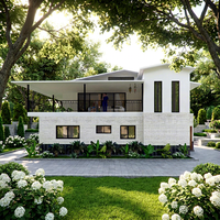 Maisons préfabriquées modulaires contemporaines personnalisées, ignifuges, imperméables, écologiques, alimentées à l'énergie solaire, pour habitation résidentielle, bureaux et salles de bain