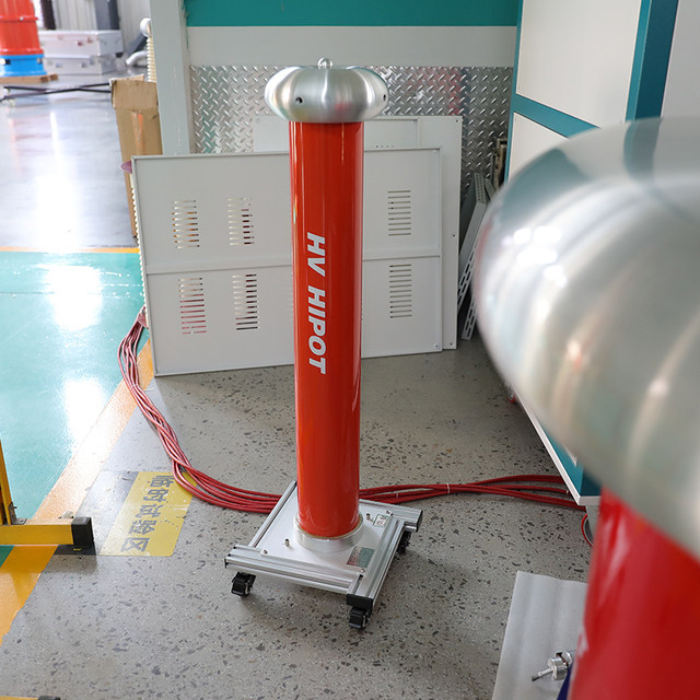 HVHIPOT 50kv 100kv AC DC Digital HV Meter 1000:1 Ratio Kilovoltmeter Capacitor High Voltage Divider Price