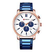 Jam Tangan Quartz Trendy Curren 8315, Jam Tangan Pria Mewah Tiga Jarum Kecil, Jam Tangan Bisnis Modis dari Baja Tahan Karat untuk Pria