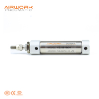 Cylindre à piston miniature en acier inoxydable à simple effet CDJ2B CJ2B à bas prix avec composants de noyau de piston