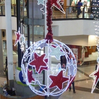 Décoration LED extérieure, globe paysager de rue, motif de Noël 3D, boules LED